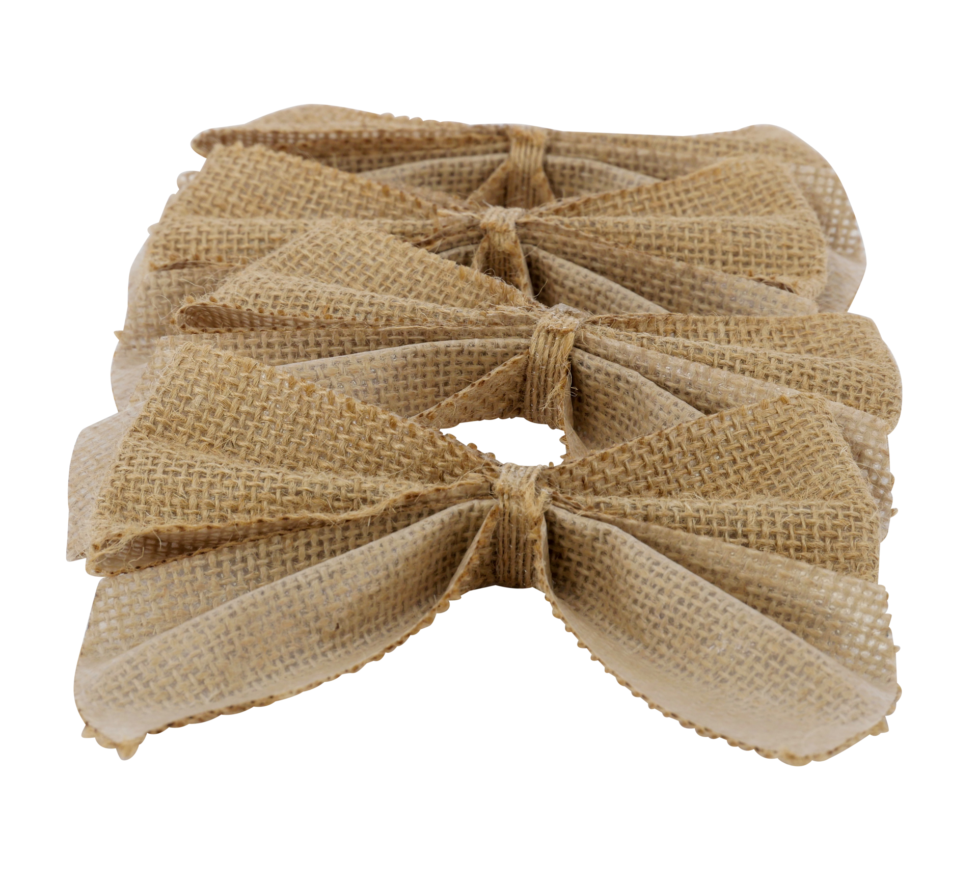 Schleife Jute, natur - 13 cm