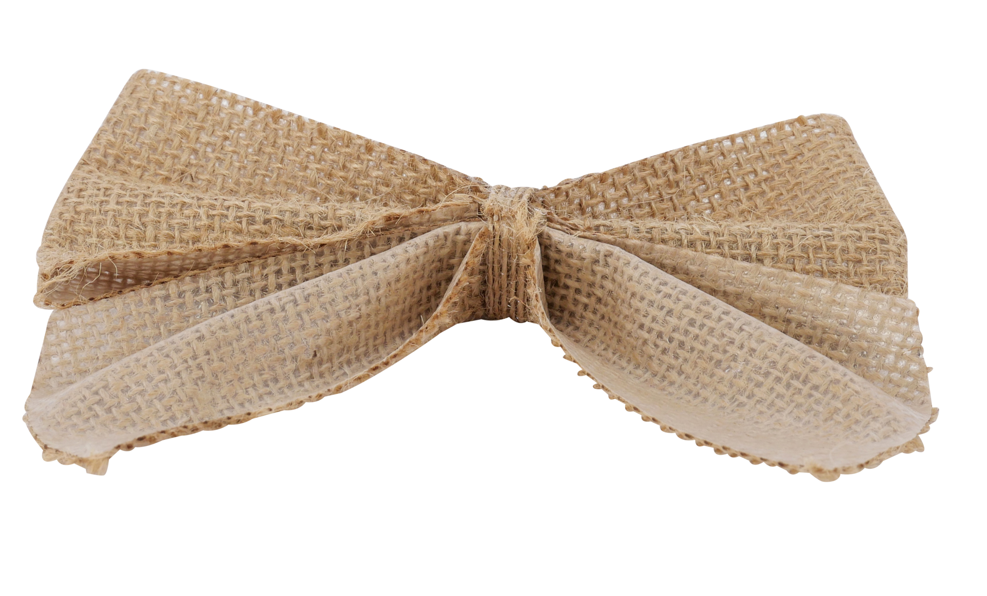 Schleife Jute, natur - 13 cm