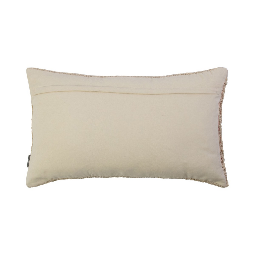 Kissen Joy, beige/ rot - 30x50 cm