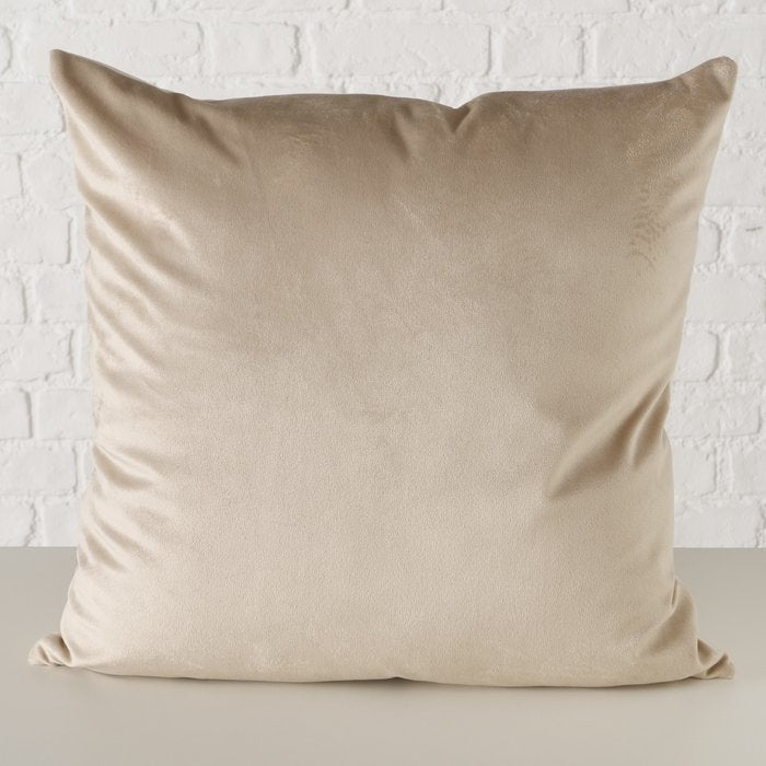 Kissen HASI mit Pompon, Plüsch - 45 x 45 cm