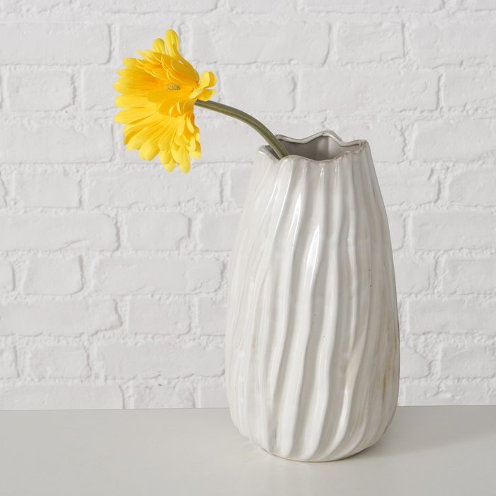 Vase Nanny, Porzellan handgearbeite - H: 25,5 cm