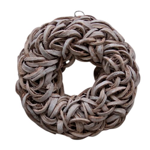 Kranz Kokosnussblätter, Naturkranz Coco Slice Wreath - 40 cm