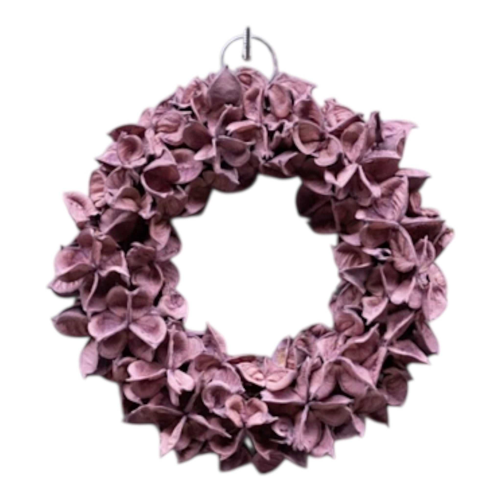 Kranz/ Blütenkranz, Cotton pod Mauve - 20 cm