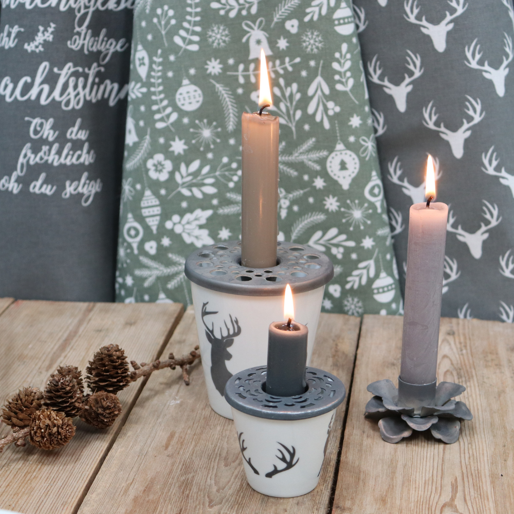 KERZENHALTER FÜR MUG/ LID CANDLE FOR HM ZINK