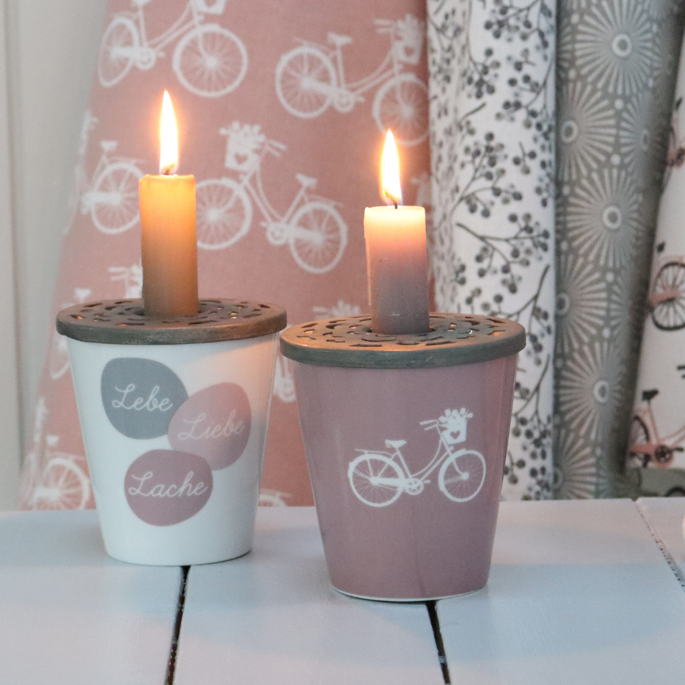 TASSE/ BECHER HAPPY MUG - BIKE ROSE