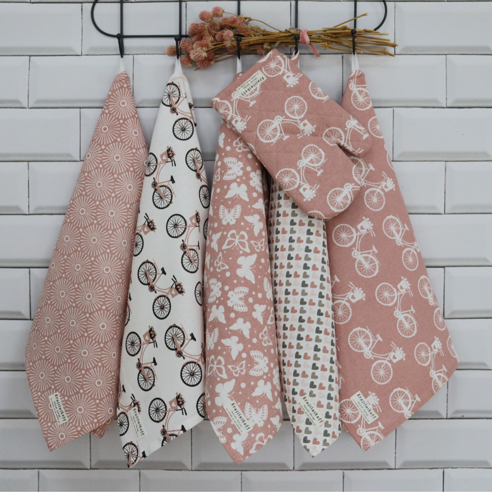 Geschirrtuch/ Tea Towel BIKES GREY