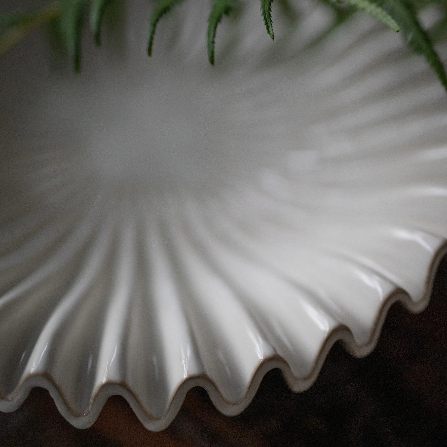 Dekoschale Hanna, Stoneware - White Melange