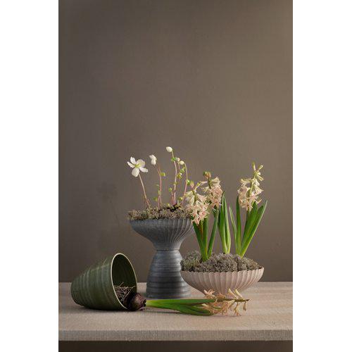 Pflanzschale/ Schale Recyling Kunststoff, beige - Ø 23 cm