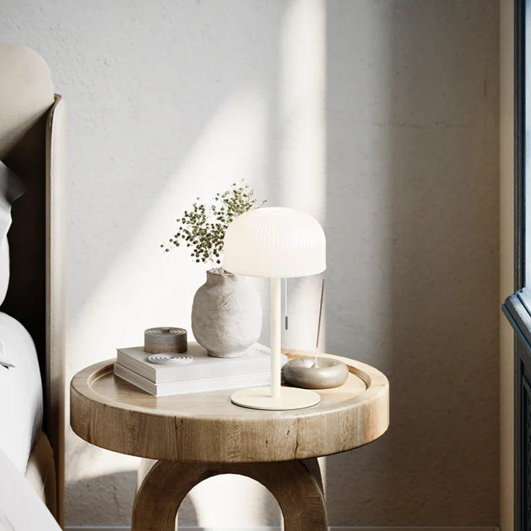 LED Lampe Ikon Copenhagen 27 cm, Deluxe Homeart - Beige