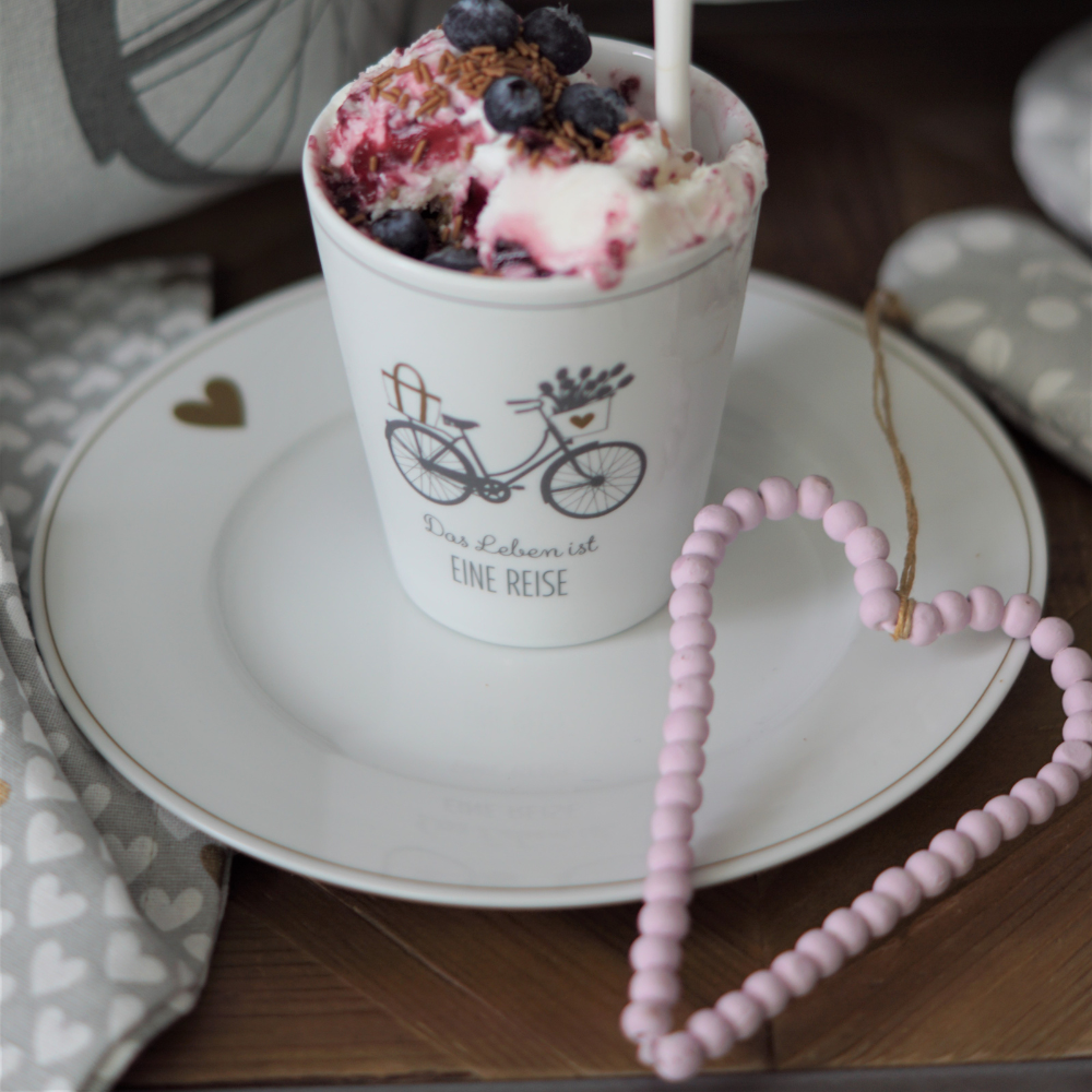 HOLZ PERLEN HERZ/ HOLZHERZ - EXTRA SMALL ROSÉ