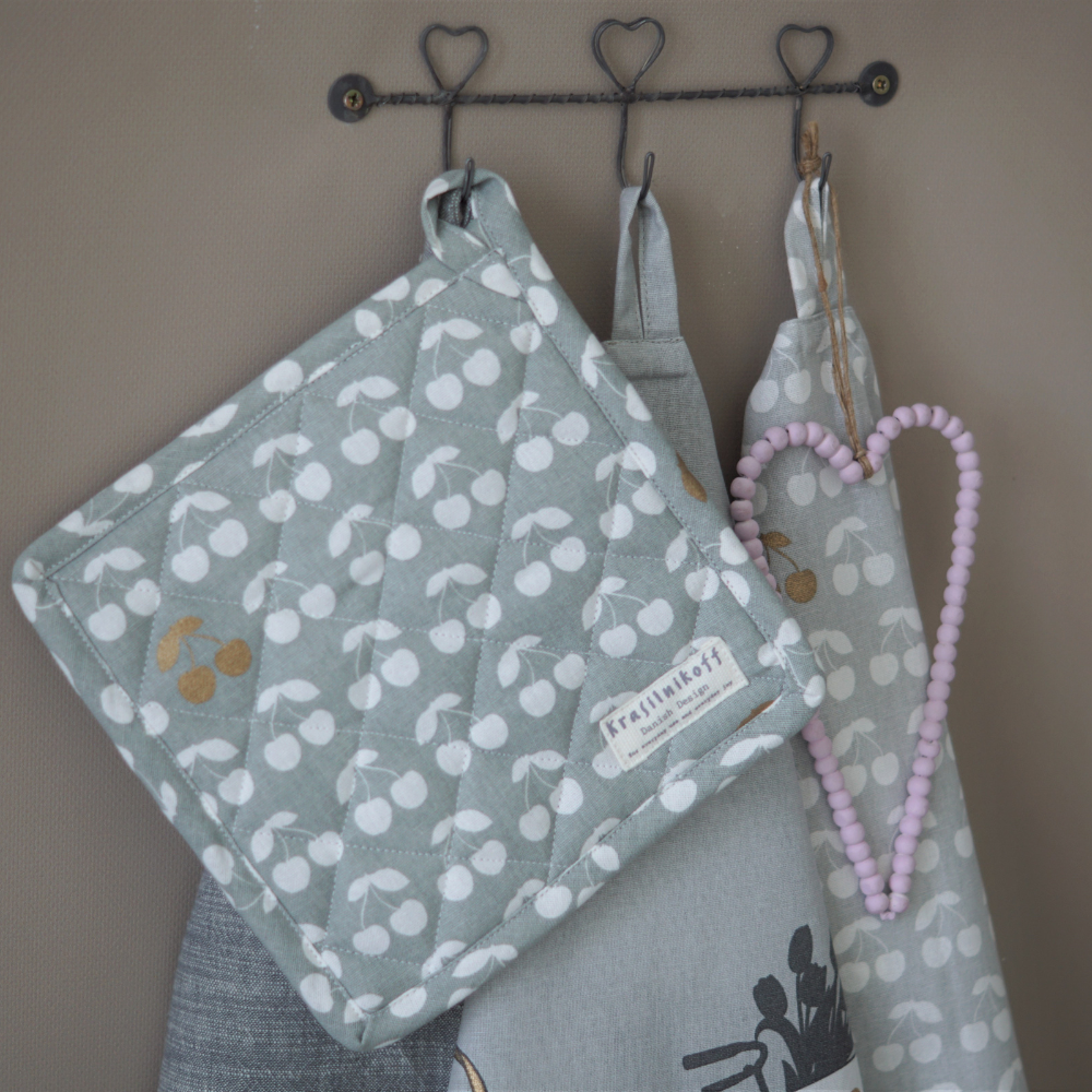 HOLZ PERLEN HERZ/ HOLZHERZ - SMALL ROSE