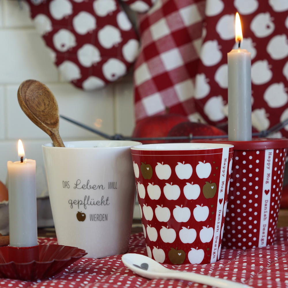 TASSE/ BECHER HAPPY MUG - Das Leben will gepflückt werden