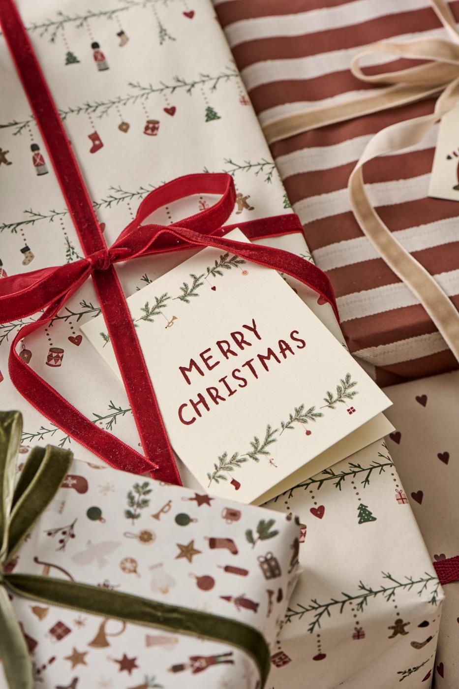 Weihnachtskarte My Nostalgic zum Aufklappen - 2 Designpakete