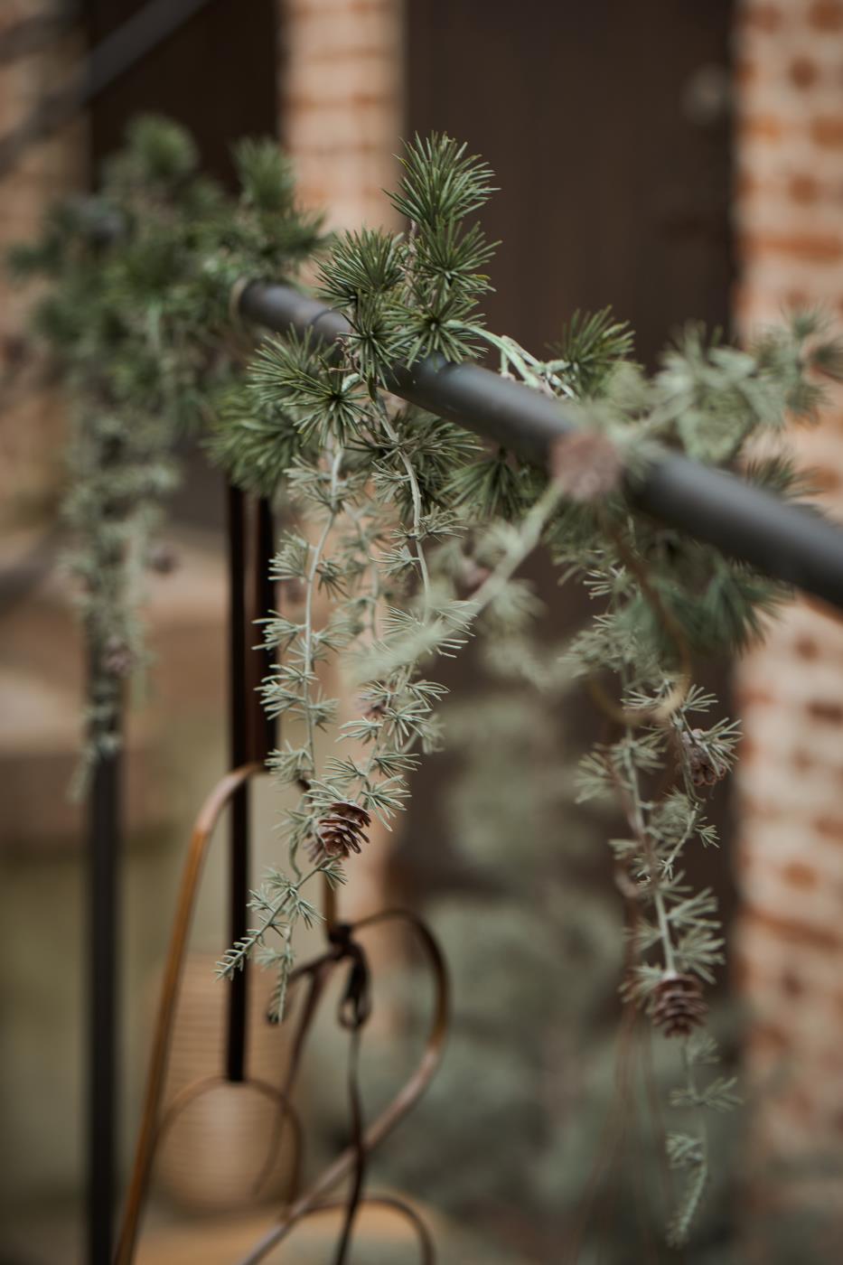 Zederngirlande mit Zapfen - 1,80 m