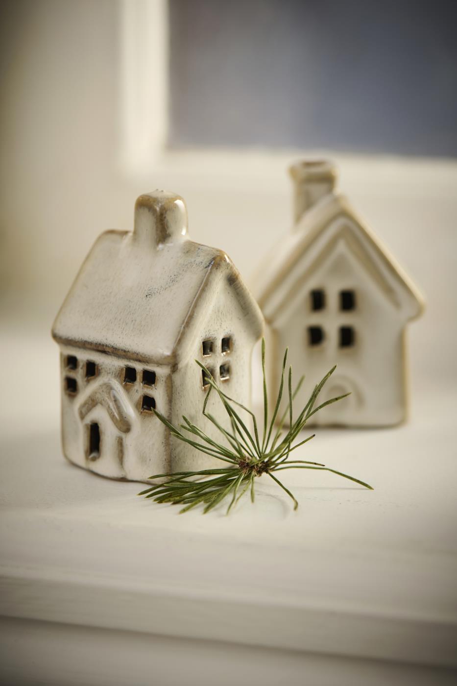 Mini Häuschenset/ Haus stehend mini - 2er Set