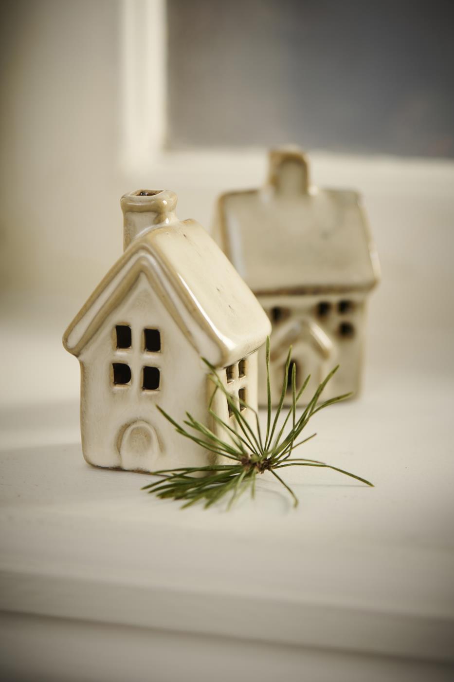 Mini Häuschenset/ Haus stehend mini - 2er Set