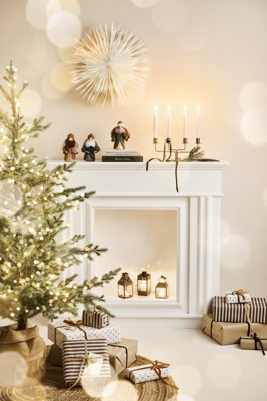 Kerzenhalter für 4 Stabkerzen, Adventskerzenhalter - Stylisch Christmas