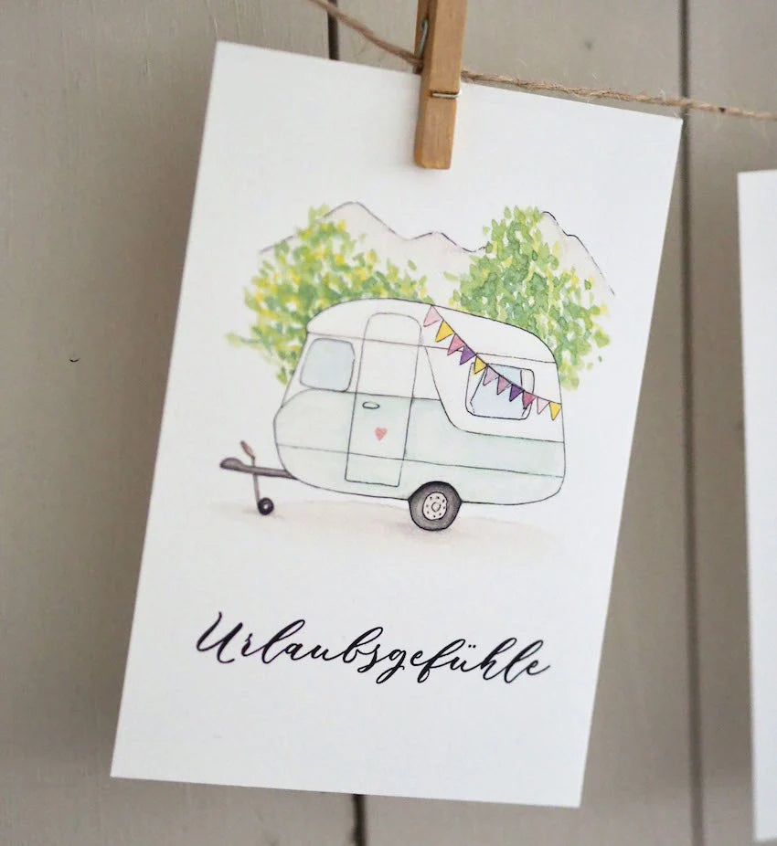 Postkarte "URLAUBSGEFÜHLE" - A6