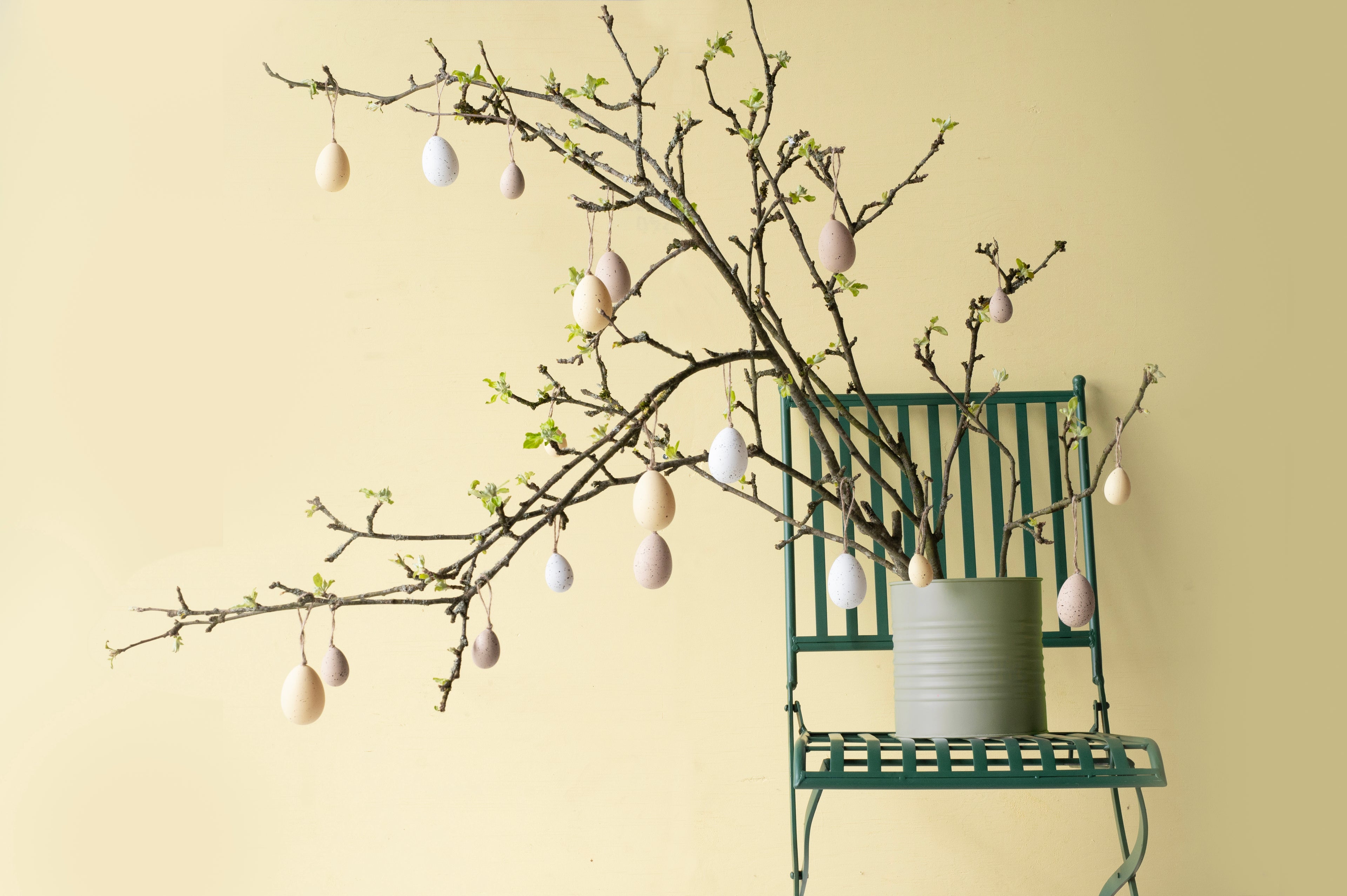 Blumentopf/ Pflanztopf Ariel, Metall Olivgrün Matt - 3 verschiedene Größen