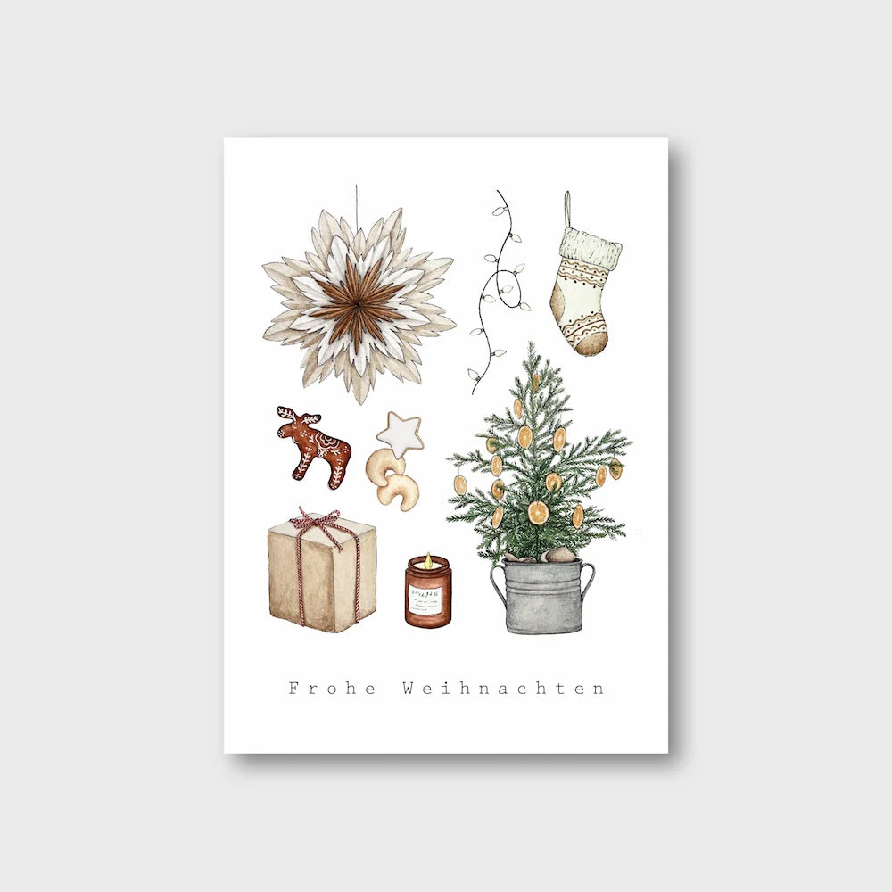 Postkarte "WEIHNACHTSDINGE" A6