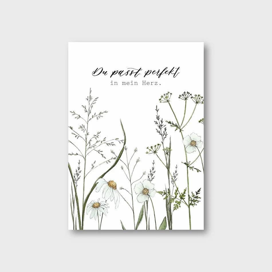 Postkarte "Wiesenblumen" A6