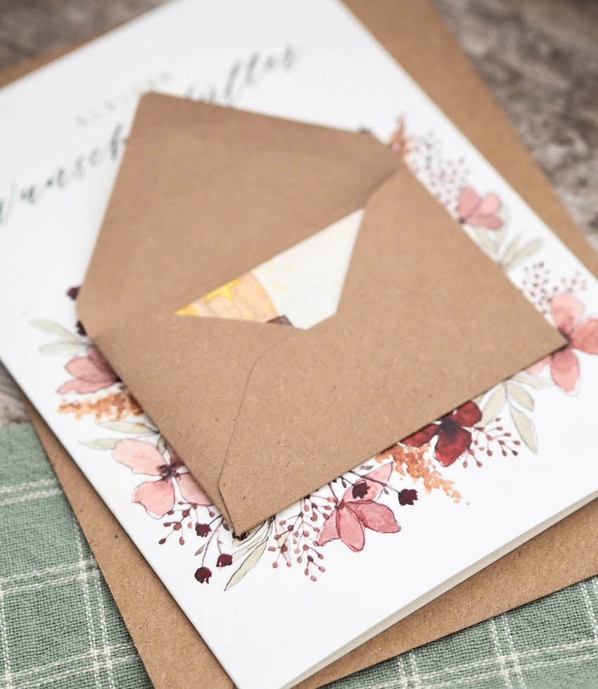 Klappkarte "Wunscherfüller" mit Umschlag - A6