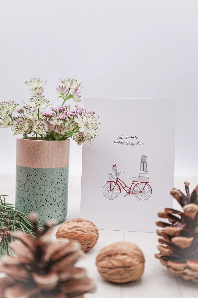 Postkarte - Allerliebste Weihnachtsgrüße