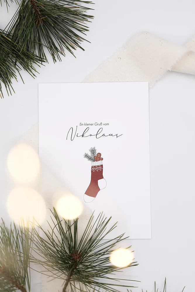 Postkarte - Ein kleiner Gruß vom Nikolaus