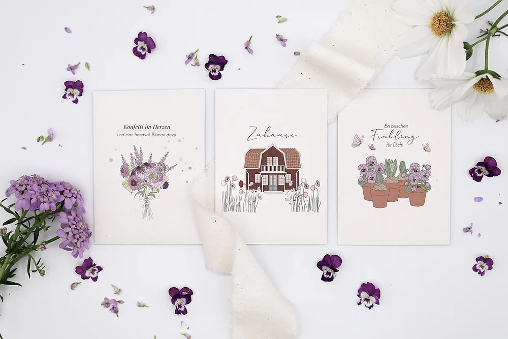 Blumensaat - Hornveilchen-Saat - Ein bisschen Frühling für Dich!