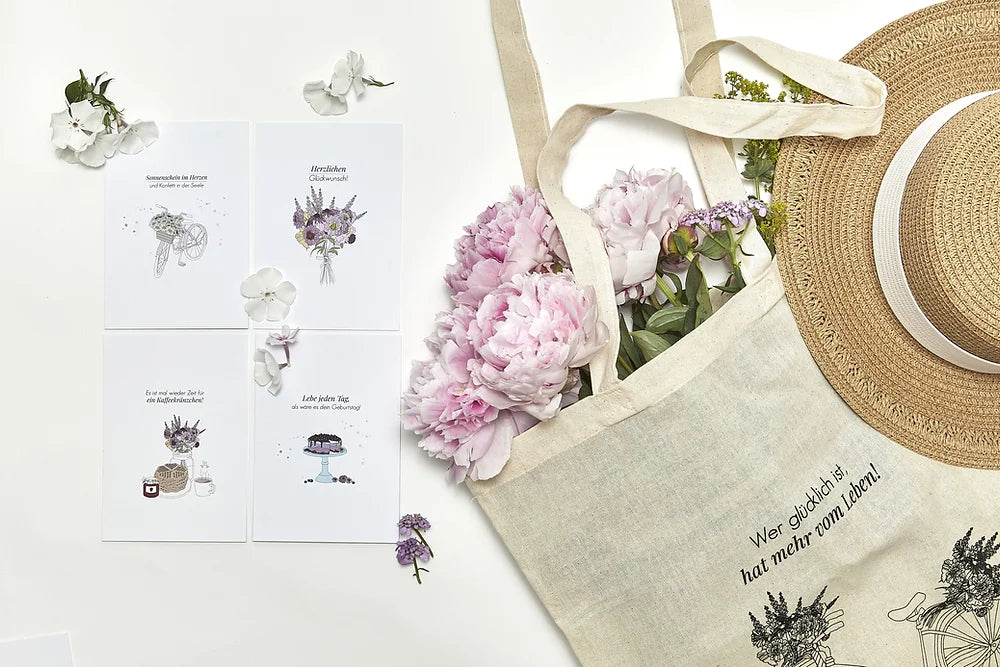 Postkarte "Sonnenschein im Herzen"