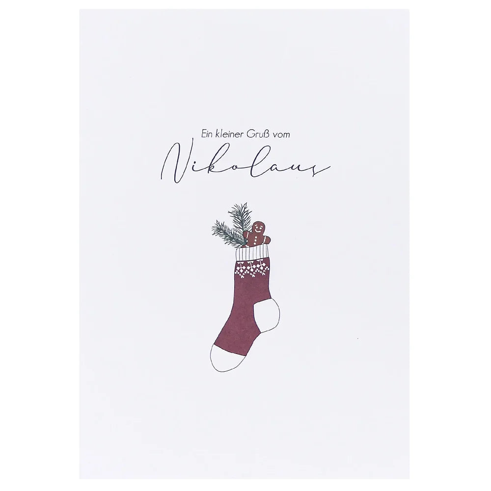 Postkarte - Ein kleiner Gruß vom Nikolaus