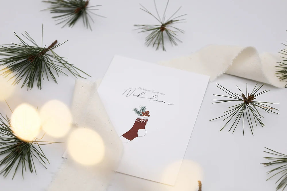 Postkarte - Ein kleiner Gruß vom Nikolaus