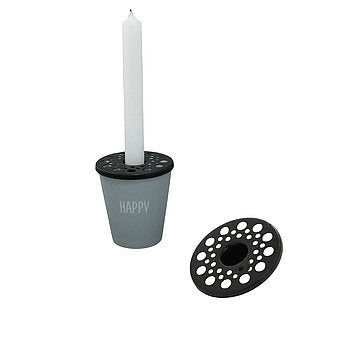 KERZENHALTER FÜR MUG/ LID CANDLE FOR HM BLACK