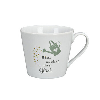 TASSE/ BECHER HAPPY CUP - Hier wächst das Glück