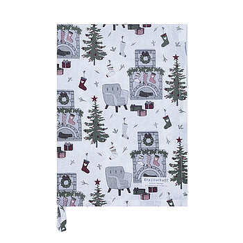 GESCHIRRTUCH/ TEA TOWEL BY THE FIRE
