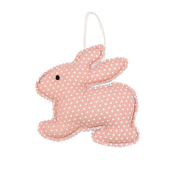 HASENANHÄNGER/ ANHÄNGER HASE/ ORNAMENT BUNNIES - DUSTY ROSE