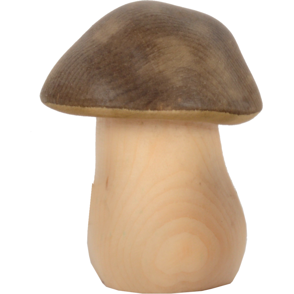 Zirbenholz Steinpilz, natur/ gebeizt - 10 cm