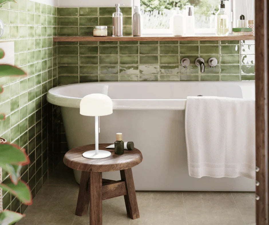 LED Lampe Ikon Copenhagen 27 cm, Deluxe Homeart - Weiß