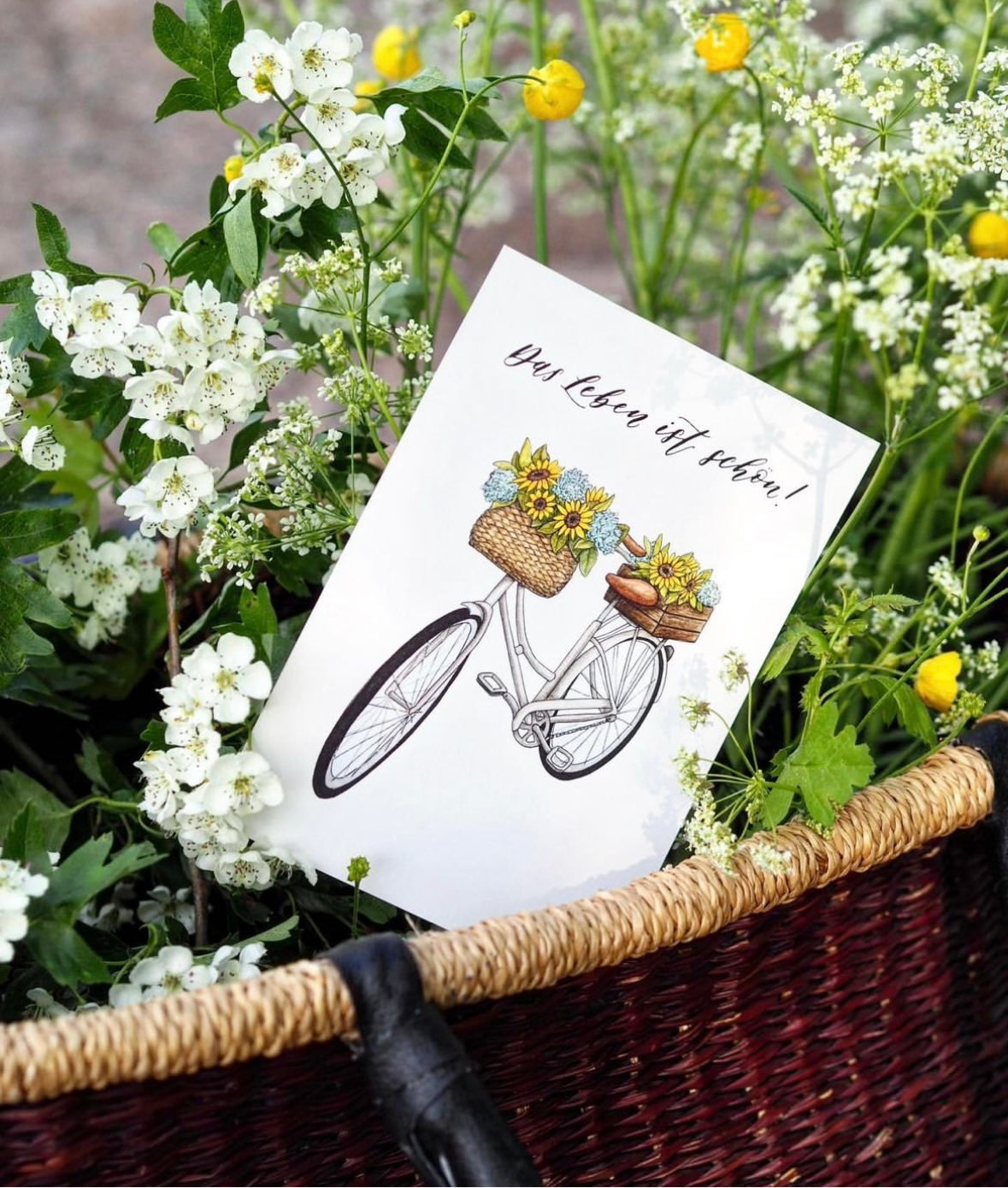 Postkarte "SCHÖNES LEBEN" A6