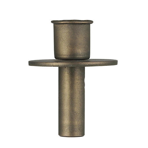 Kerzenhalter für Stabkerzen Flaschenstecker - messing