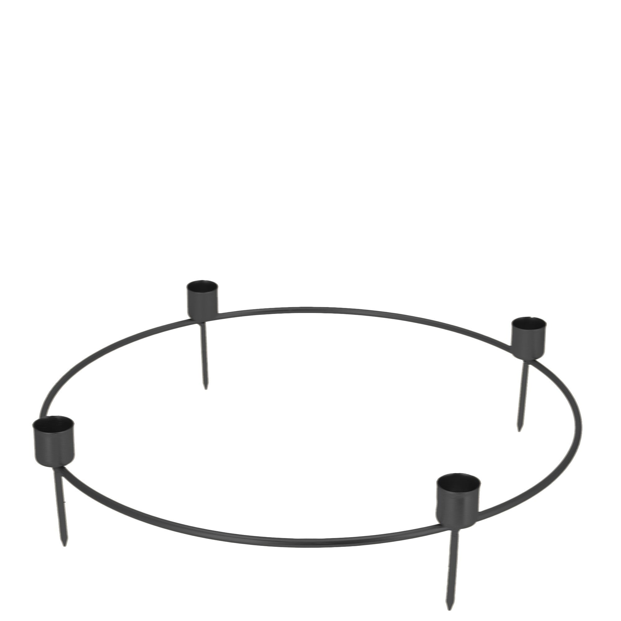 Kranz mit Spießen für 4 Kerzen - Adventskranz