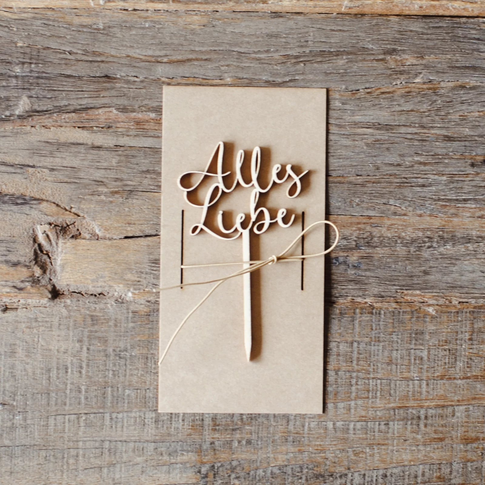 Mini Topper - Alles Liebe