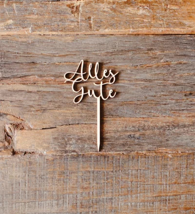 Mini Topper - Alles Gute
