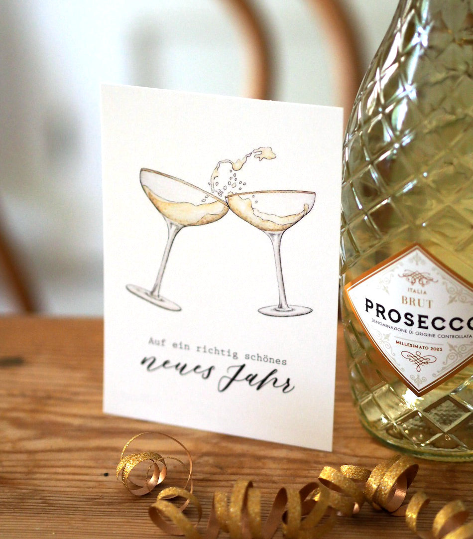 Postkarte "NEUES JAHR" A6