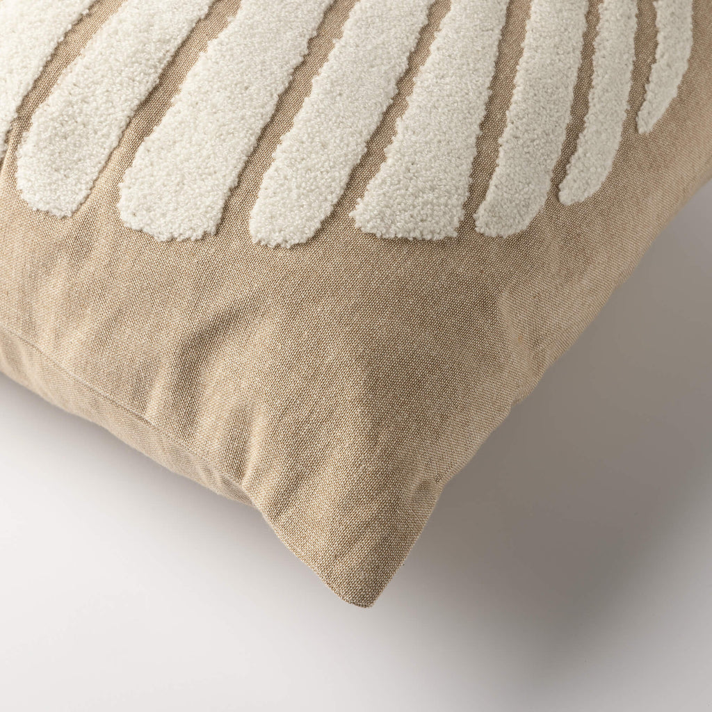 Kissen/ Dekokissen "MERLIJN", Irisch creme -45x45 cm