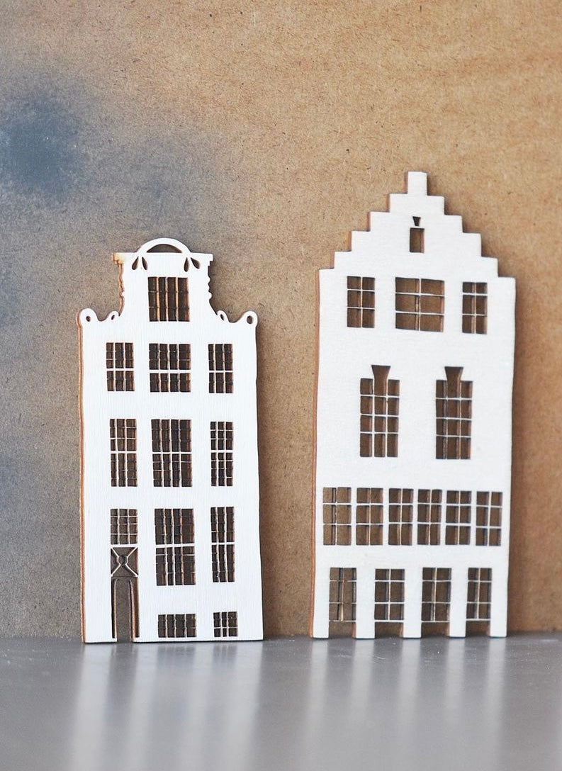 Holzhaus/ Lasercut Amsterdam Haus Nr. 2