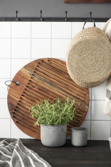 Topf/ Übertopf rund klein