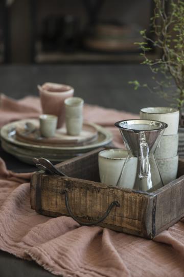 Ziegelform Kiste mit Henkeln, breit UNIKA