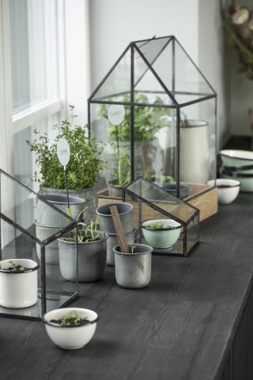 Topf/ Übertopf rund klein