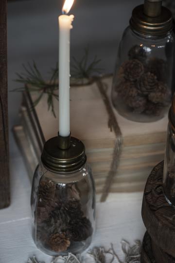 Pencil Kerze/ dünne Stabkerze weiß Ø:1,3 H:20